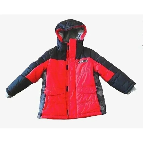 ZeroXPosua Boys Insulated Lined Zipper Closure Puffer Snow WarmJacket - Picture 1 of 5